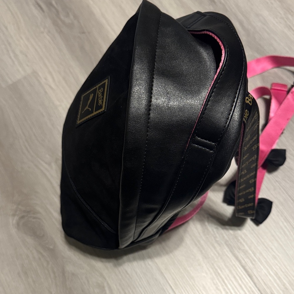 Puma Black and Pink Barbie Backpack - Picture 3 of 9